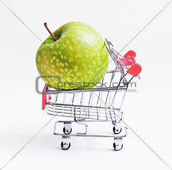 Shopping with apple