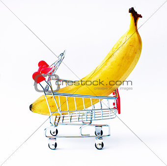  cart with  banana