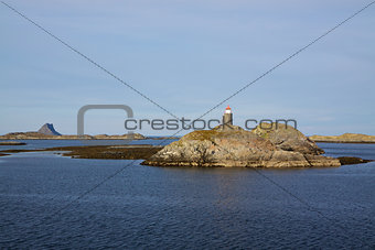 Rocky islands in Norway