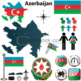 Map of Azerbaijan
