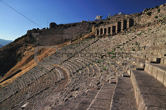 Ancient Greek City of Pergamon in Bergama, Turkey 