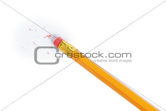 pencil erasing something
