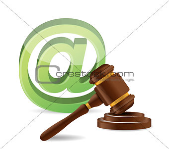 internet law concept illustration design