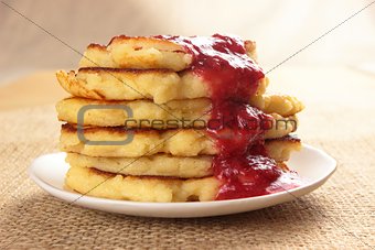 semolina pancakes