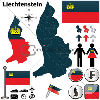 Map of Liechtenstein