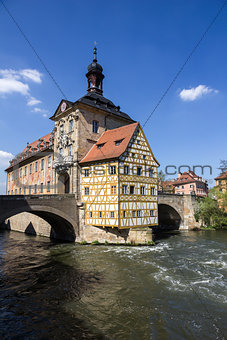 The old Town Hall in Bamberg, Germany.