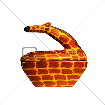 Giraffe Figurine box container