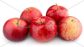 Ripe red apples