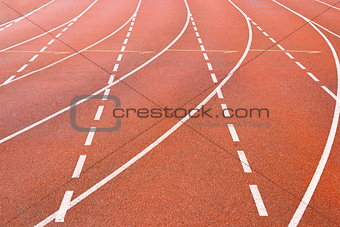 detail of sport track