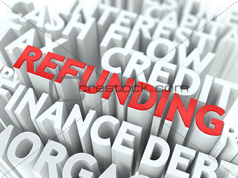 Refunding. The Wordcloud Concept.