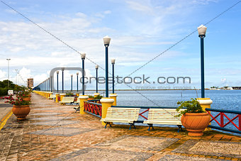 waterfront promenade recife