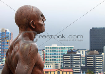 'Solace in the Wind' sculpture, Wellington, New Zealand.