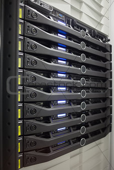 Rack of servers