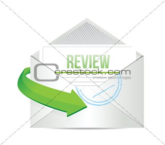 review email information concept illustration