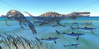 Suchomimus Hunting Fish
