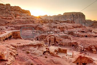 Sunset at Petra