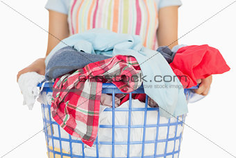 Full laundry basket