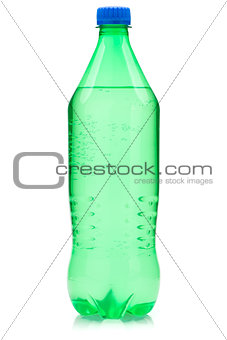 Lime soda bottle