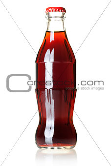Bottle of cold cola