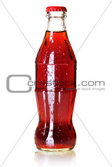 Bottle of cold cola