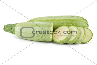 Fresh sliced marrow vegetable