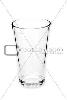 Glass part of boston cocktail shaker