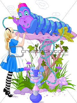    Alice and Blue Caterpillar