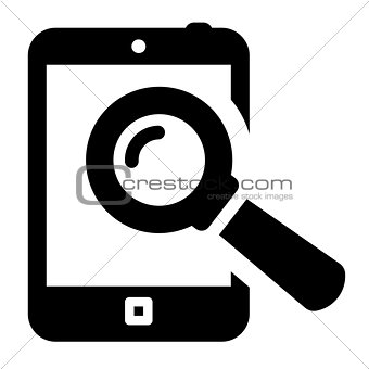 Tablet search icon