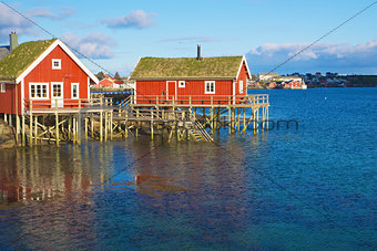 Norwegian fishing houses