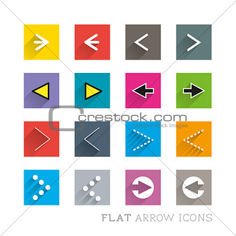 Flat Icon Designs - Arrows