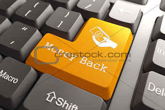 Keyboard with  Money Back Button.