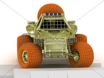 model buggy isolated