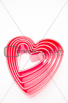 Heart shaped cookie cutters
