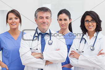 Two doctors and two nurses