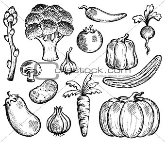Vegetable theme collection 2