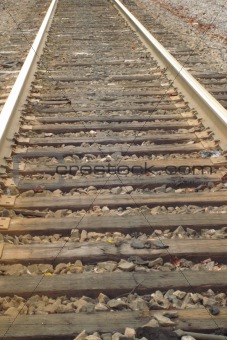 Railroad Tracks - Close-up