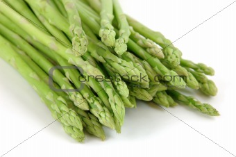 Close up of a bunch of asparagus