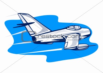 jet fighter taking off