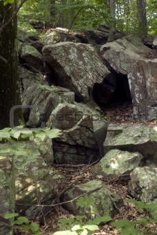 Cave in rocks