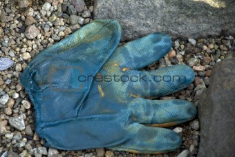 Glove on beach