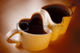 Love cups of coffee
