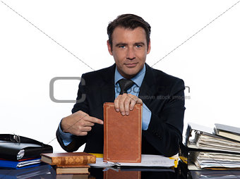 Man professor tutoring