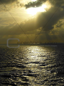 Caribbean Ocean Sunset