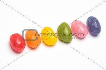 Rainbow jellybeans