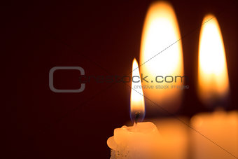 Candles soft light