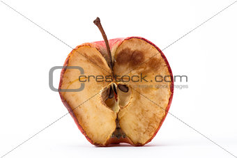 Half a rotten apple