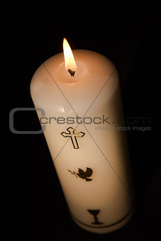 Candle for christianity