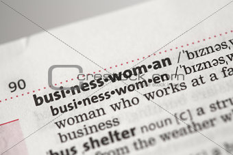 Businesswoman definition