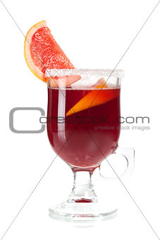 Grapefruit Mulled Wine (Punch)