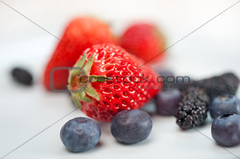 berries on white 